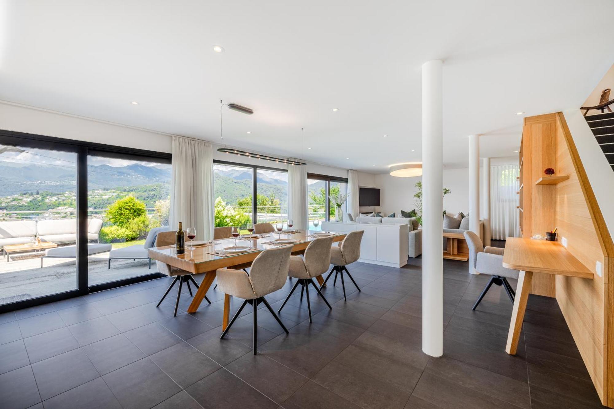 Villa Girandola With Private, Heated Pool Lugano Dış mekan fotoğraf