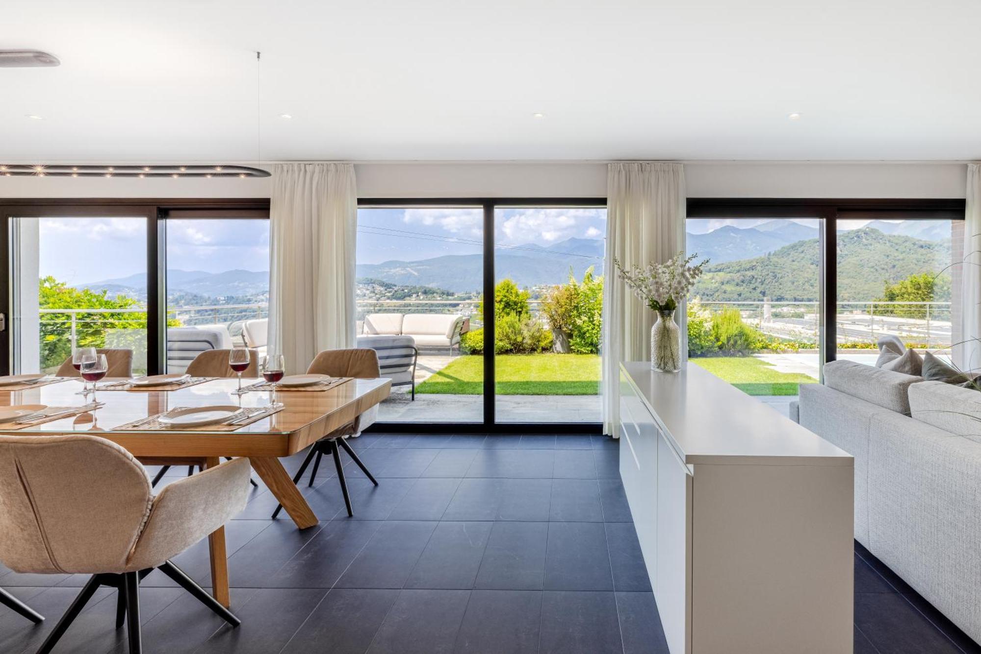 Villa Girandola With Private, Heated Pool Lugano Dış mekan fotoğraf